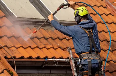 Démoussage et hydrofuge de toiture à Louchy-Montfand